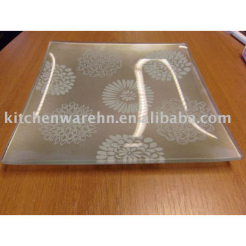 tempered glass plate glass tray